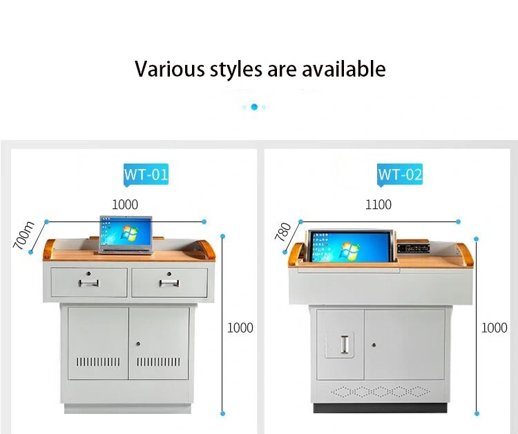 High Quality Commercial Digital Lectern Podium Table Conference Lectern Digital Podium Lectern for Education School